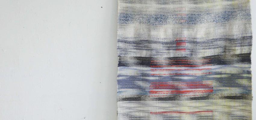 BBBehind the scene, tissage, coton, laine, lin et polyester, 120x 650cm max comp
