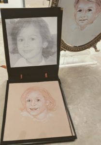 Drawing two babies
